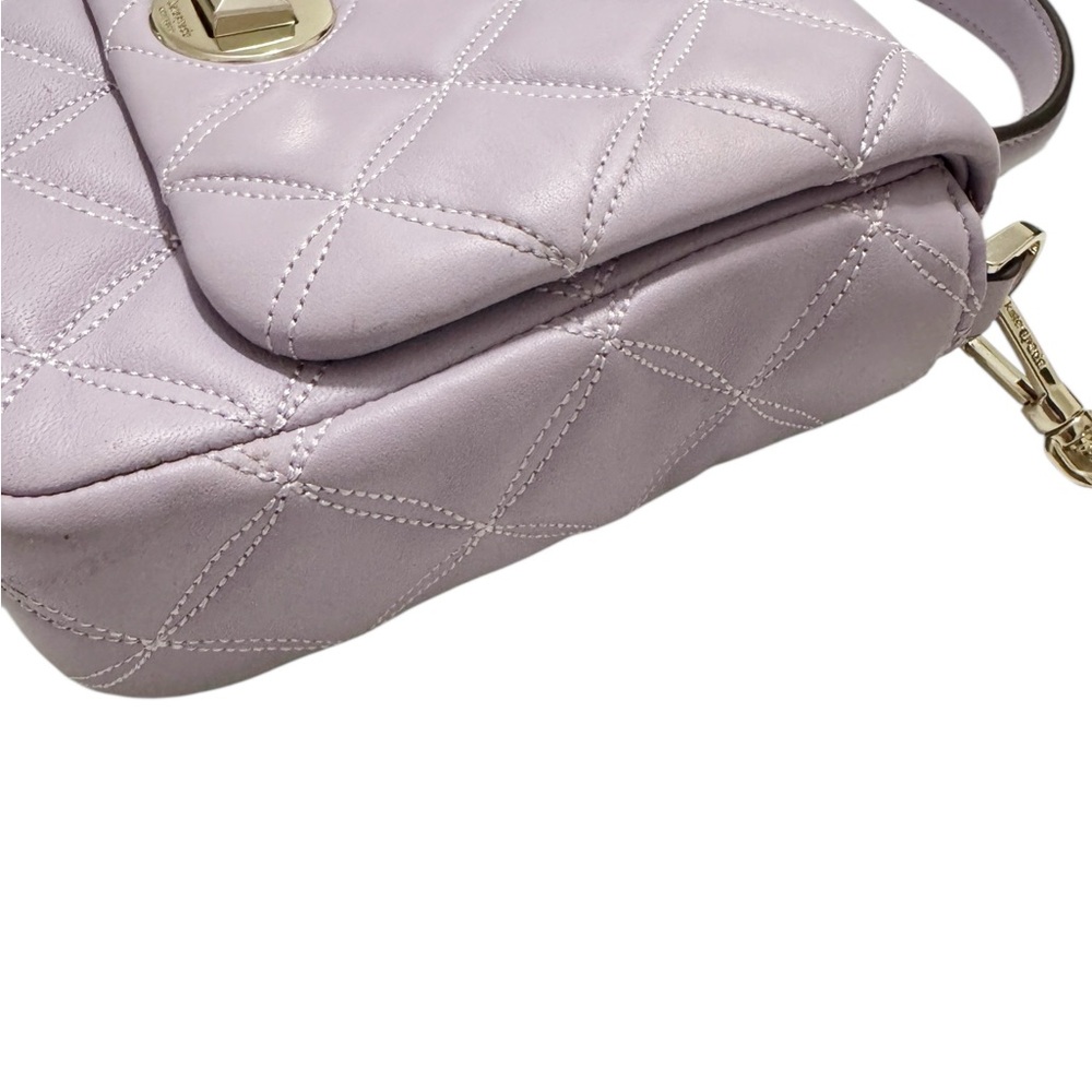 Kate Spade Natalia Quilted Square Bag Lavender - Picture 9 of 16